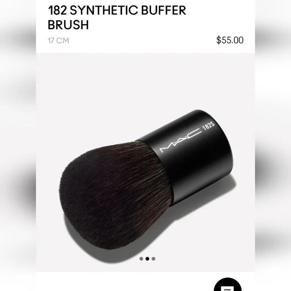 MAC Cosmetics 182 Buffer Brush in Black - Picture 3 of 8